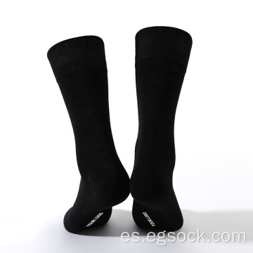 calcetines lisos de fibra de bambú uniforme para hombres mujeres